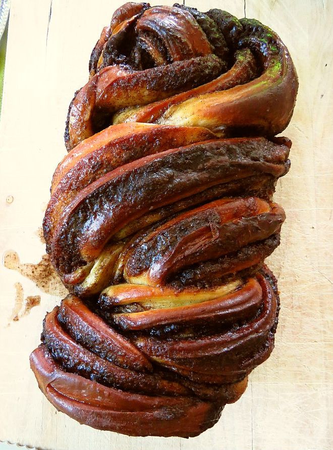 Katia au pays des merveilles Babka à la cannelle d'Ottolenghi