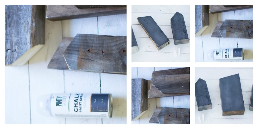 Ciudad casitas de madera diy