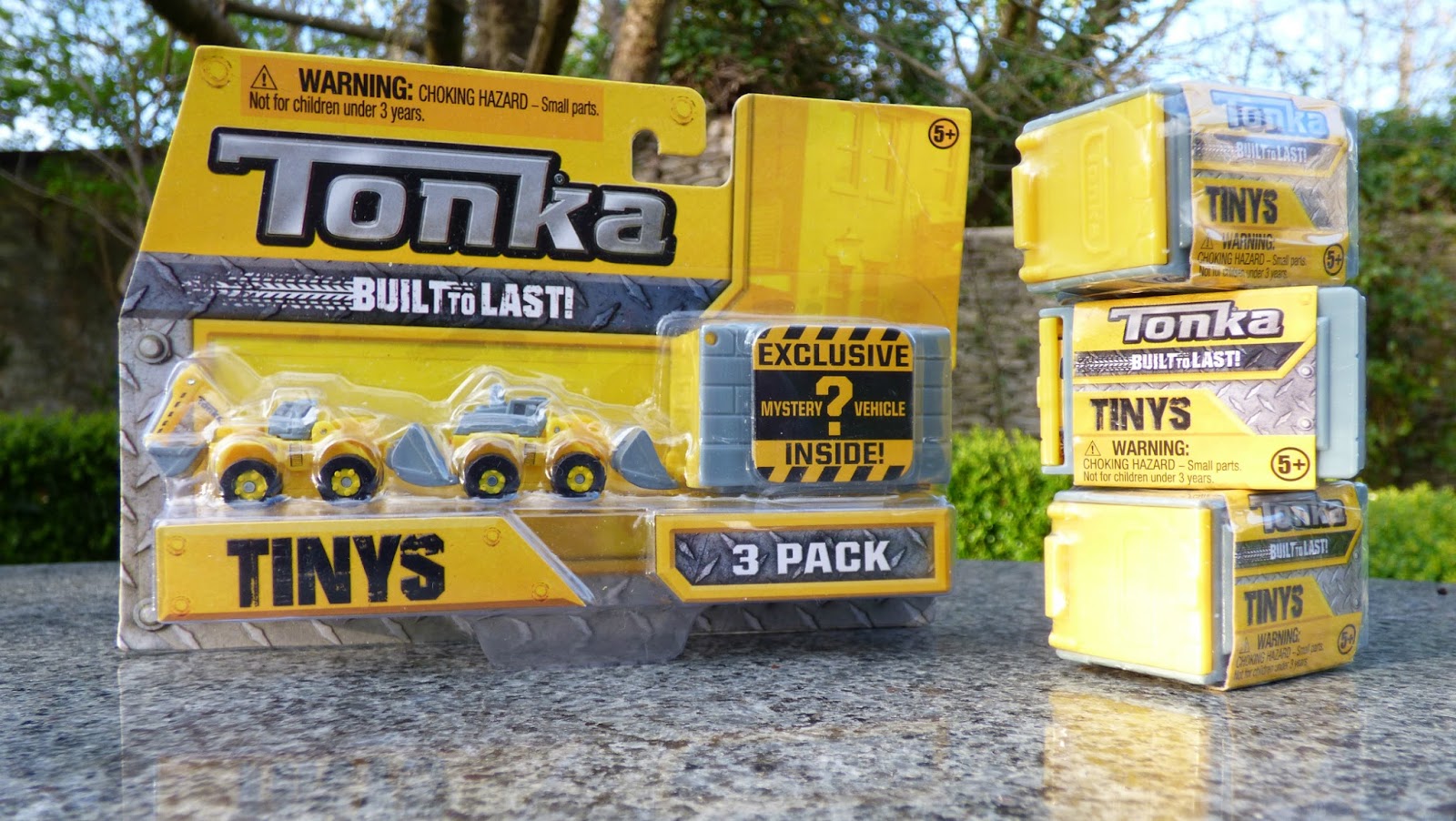 Tonka Tinys 3 Pack Vehicles with Exclusive Vehicle & Garage 59132