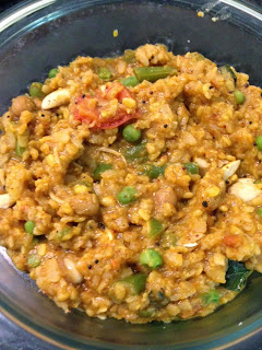Avalakki Besibele Bhath,seasoned rice flakes,Poha