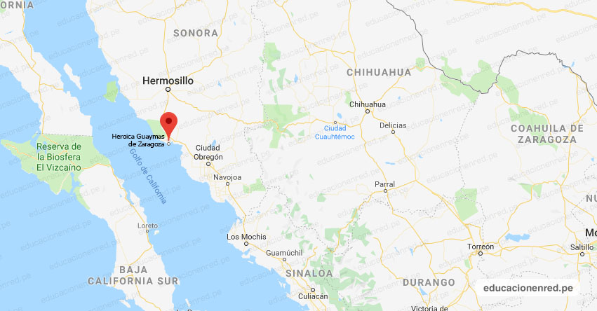 Temblor en México de Magnitud 4.1 (Hoy Miércoles 18 Diciembre 2019) Sismo - Epicentro - Heroica Guaymas de Zaragoza - Sonora - SON. - SSN - www.ssn.unam.mx