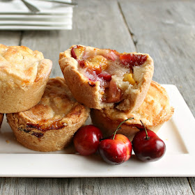 Mini Cherry Muffin Cup Pies