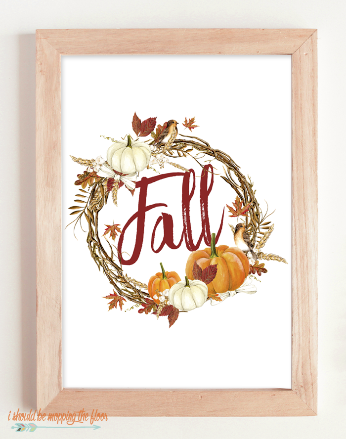 These Six Watercolor Pumpkin Printables are perfect for your fall decor...perfect for all of the pumpkin lovers out there!