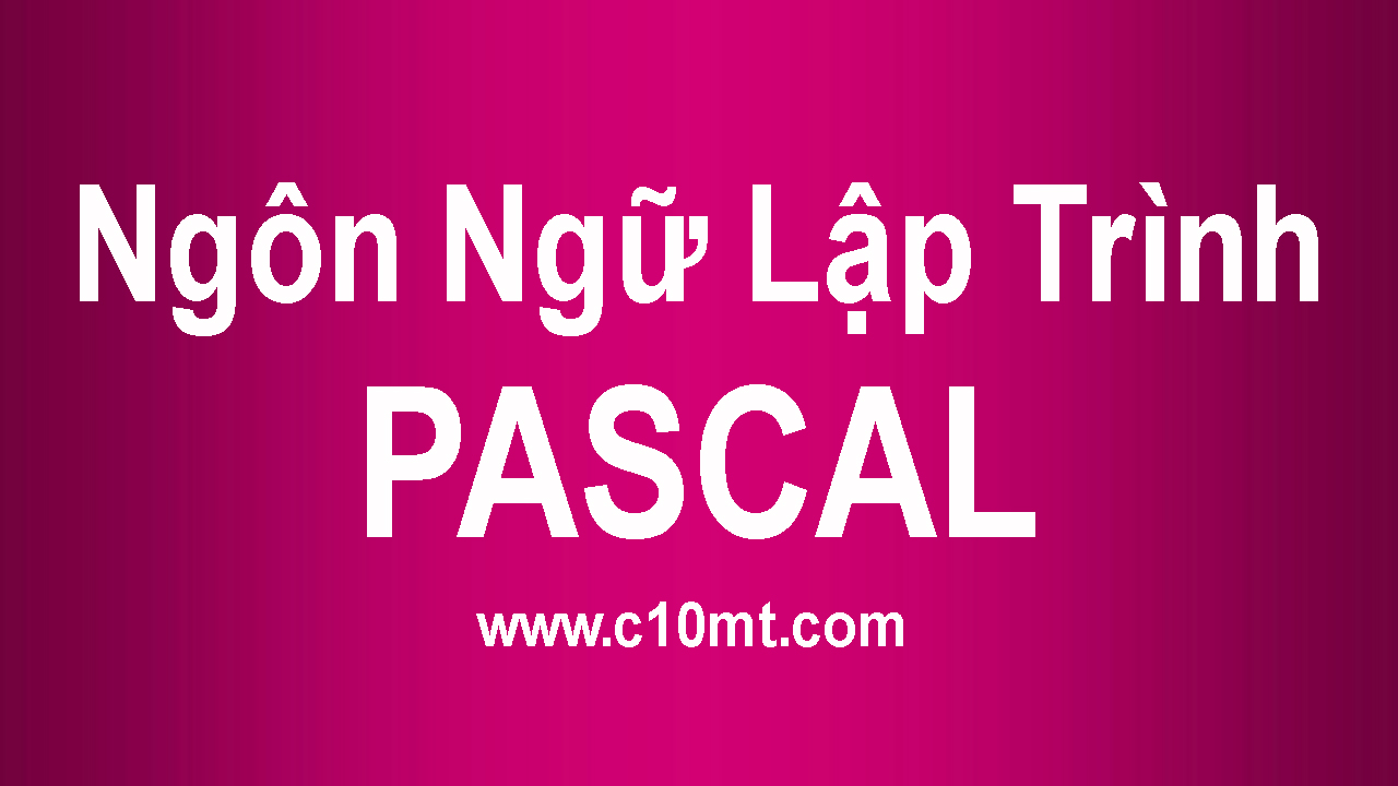 Tin h c i c ng pascal 