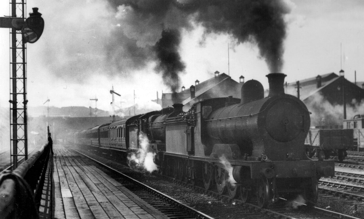 Tour Scotland Old Photographs Steam Train Perth Scotland