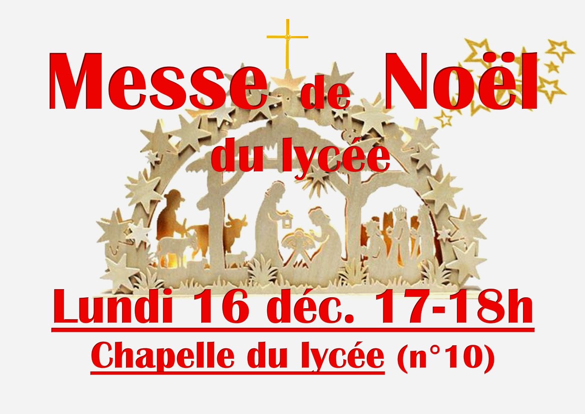 Messe de Noël au lycée général et technologique