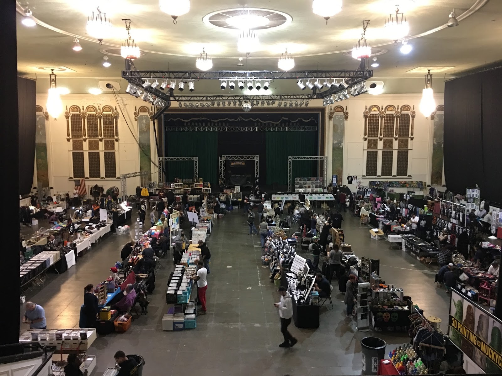 behind the leopard glasses Asbury Park Punk Rock Flea Market RECAP!