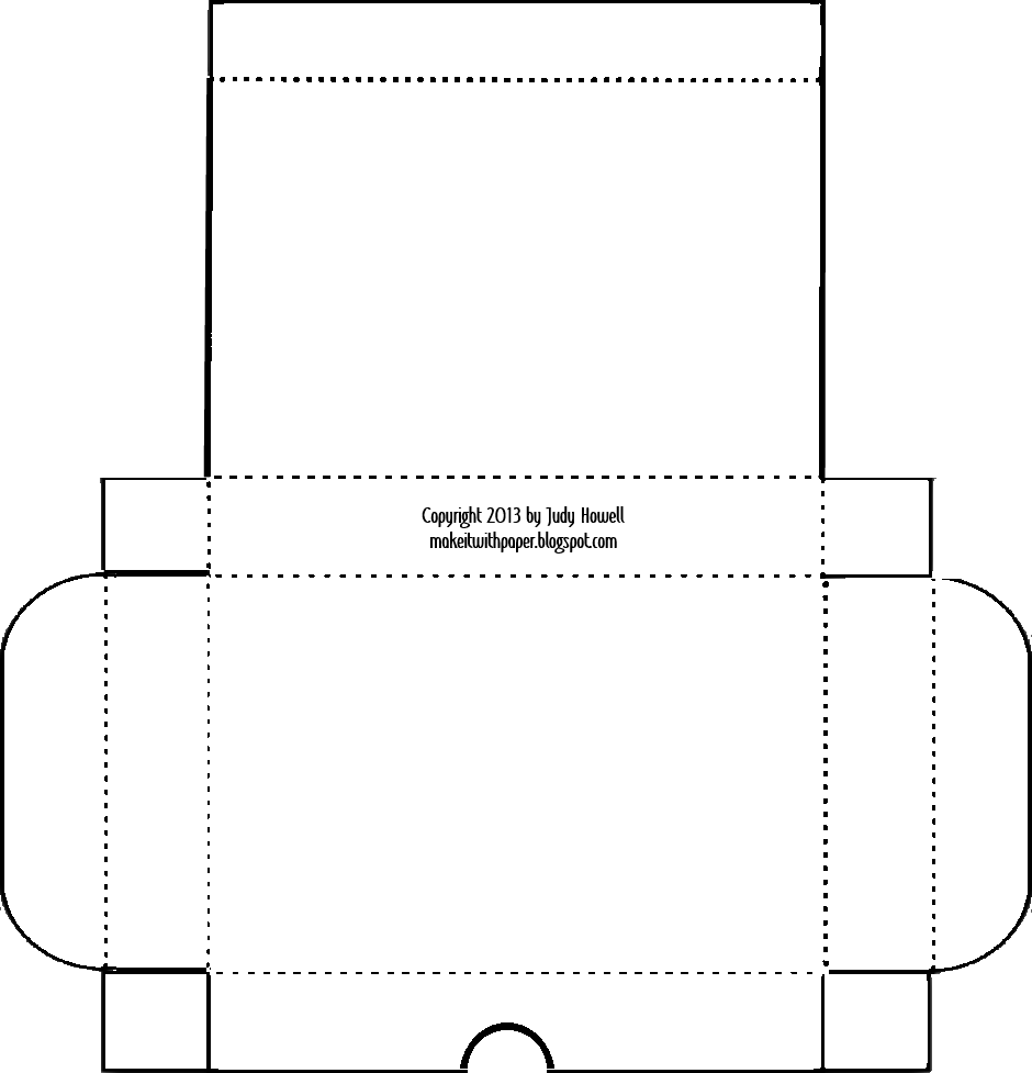 Make It With Paper Free Printable Craft Pretty Pencil Box Make It With Paper Free Printable Craft Pretty Pencil Box