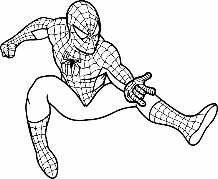 gambar mewarnai super hero