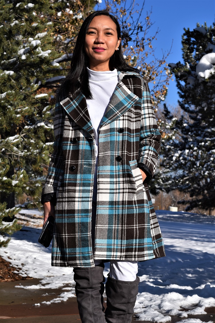 Budget Outfit: How To Style a Plaid Coat 5