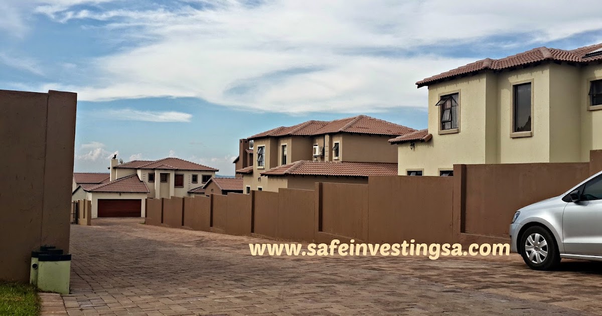 STARTING IN PROPERTY INVESTING Safe Investing South Africa