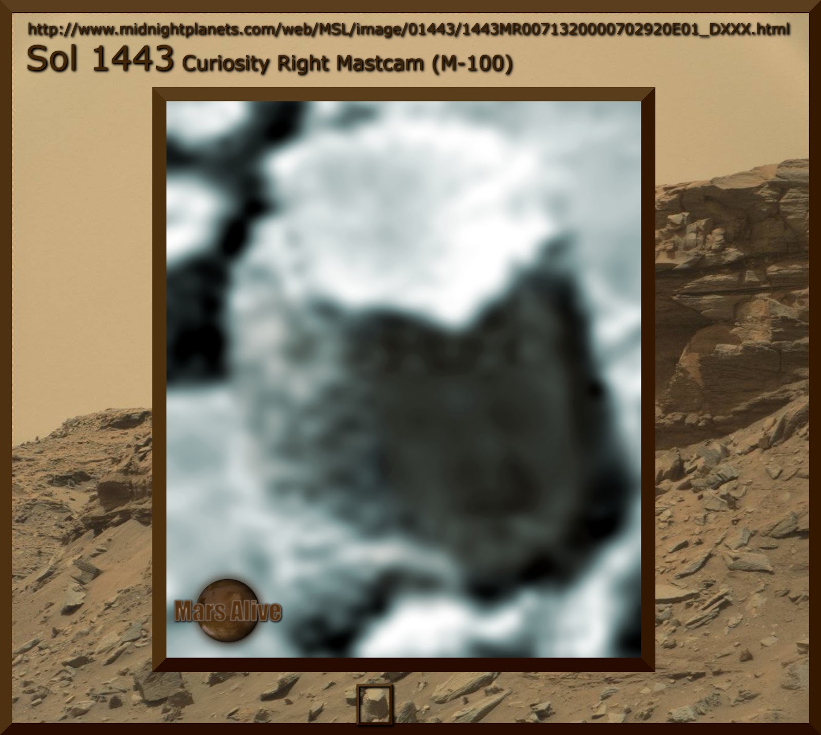 Male Human Face on Mars Mars Alive