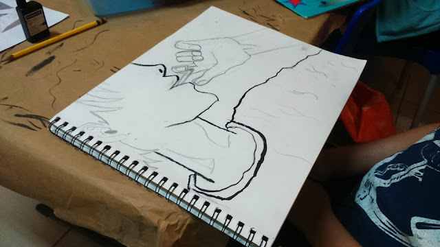 Foto del curso de dibujo manga en la ciudad de Panamá