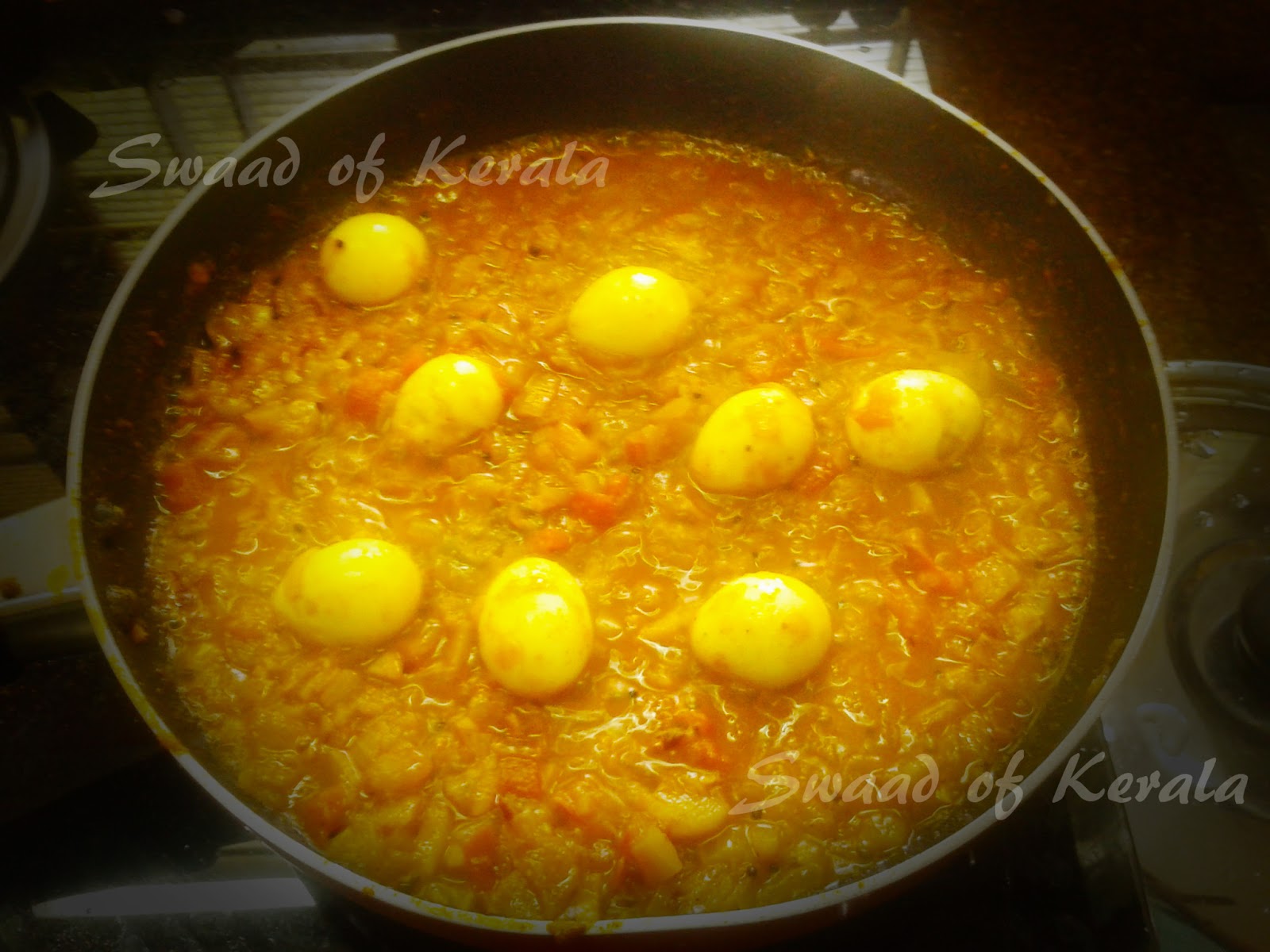 Swaad of Kerala Quail Egg Curry/Kaada Mutta Curry