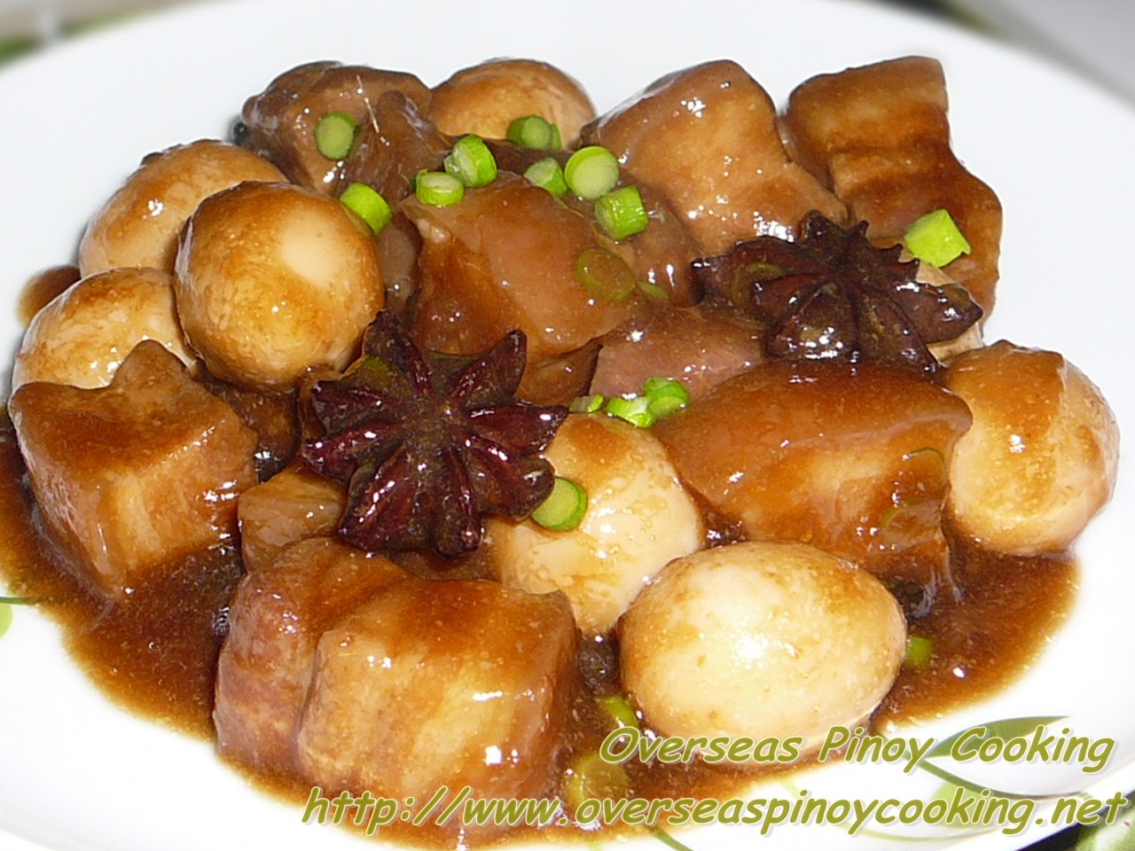 Braised Pork Belly and Quail Egg, Asadong Liempo at Itlog ng Pugo