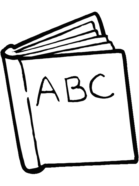 back to school coloring pages abc book