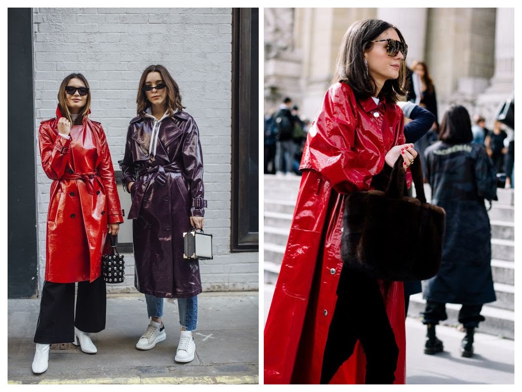Vinyl Trench Coat & How to wear vinyl for 2018 Fashion Inspiration ...
