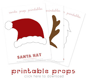 Jessica Peck: Holiday Photo Props Tutorial! Sew or Printable!