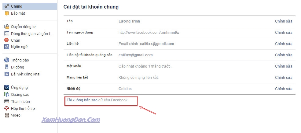 Hướng dẫn khôi phục tin nhắn đã xóa trên facebook Huong dan khoi phuc tin nhan da xoa tren facebook