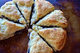 Blueberry Basil Scones, Over The Apple Tree