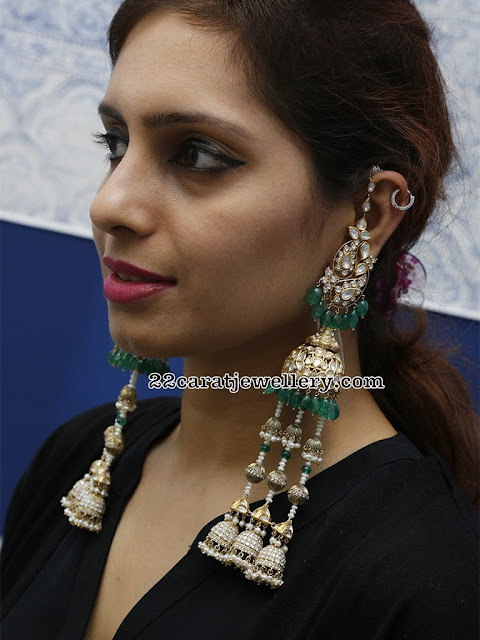 Tremendous Polki Jhumka Earrings