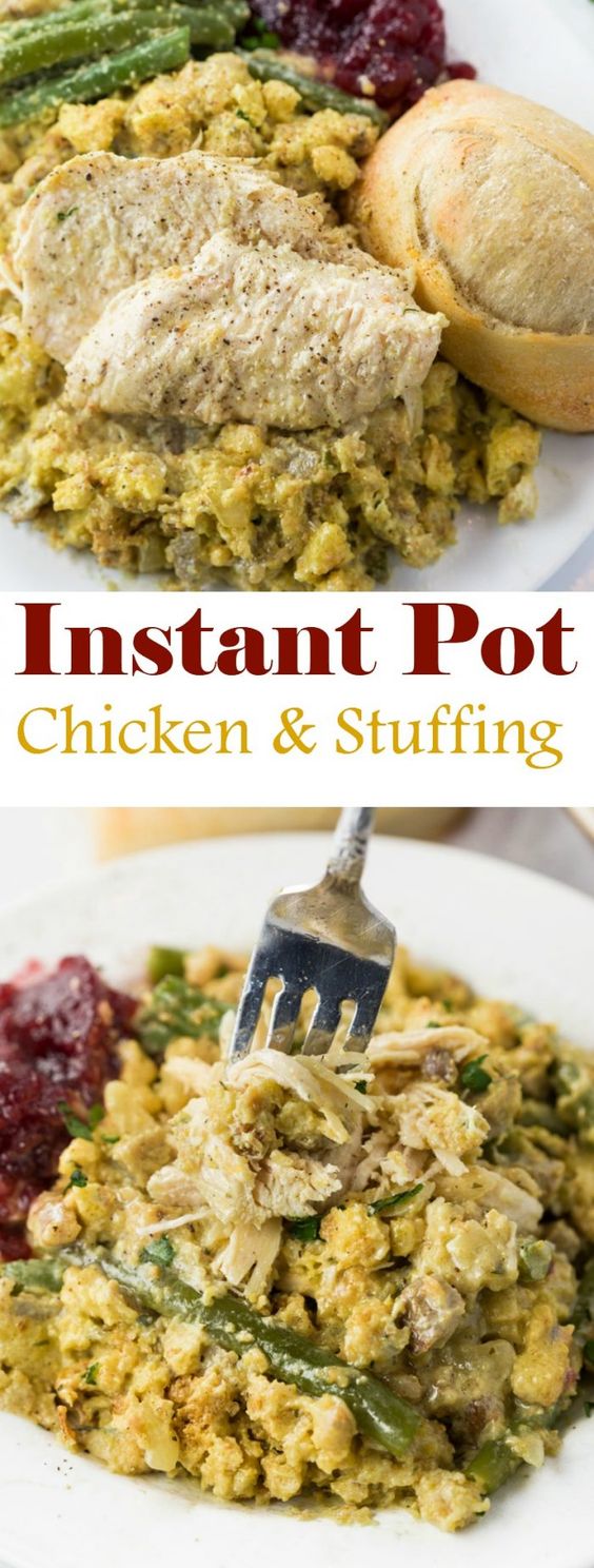 Instant Pot Chicken and Stuffing Instant PotChickenStuffing