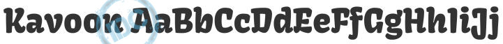 Font Retro: Kavoon
