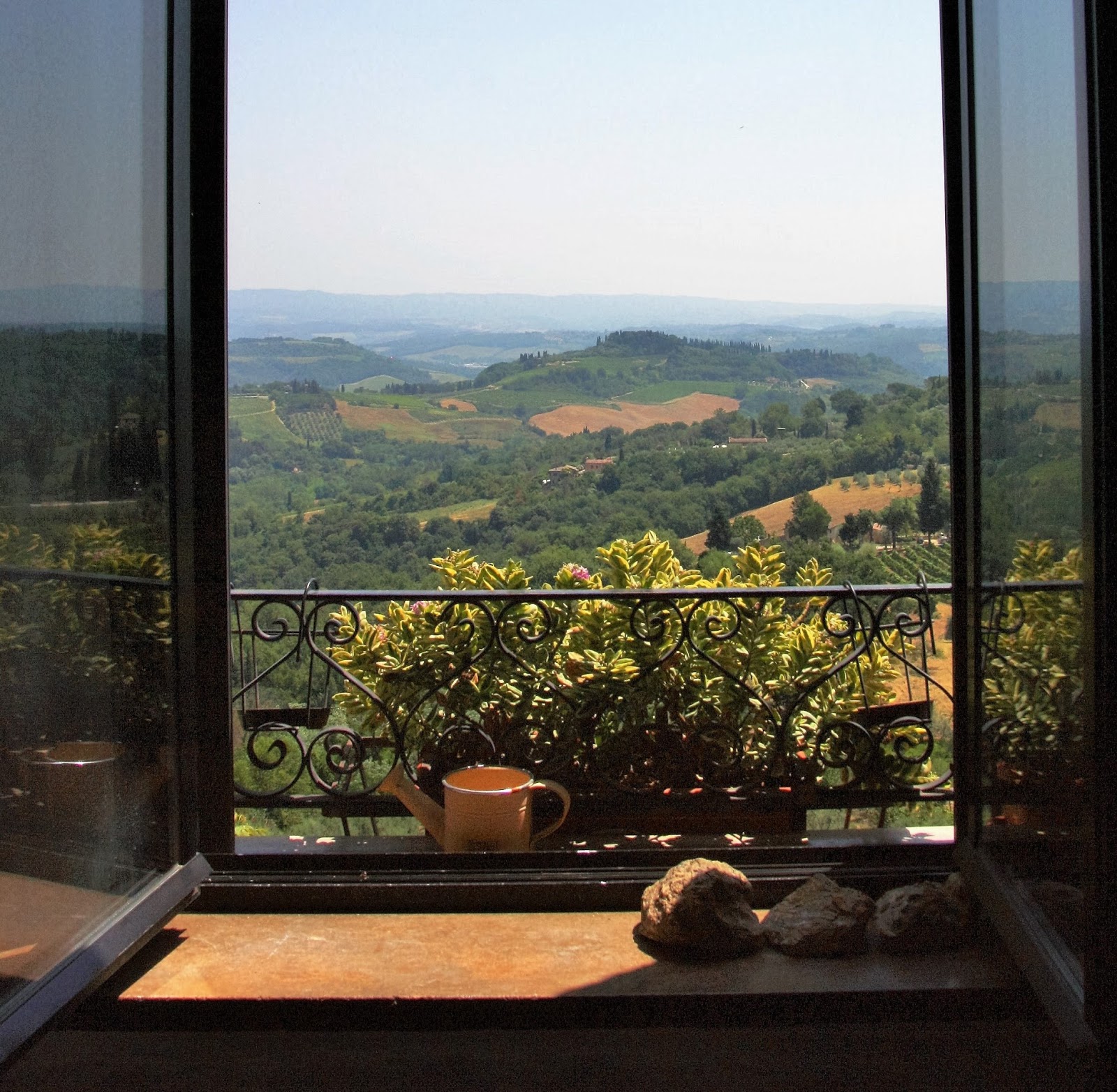 Uitzicht San Gimignano Uitzicht San Gimignano