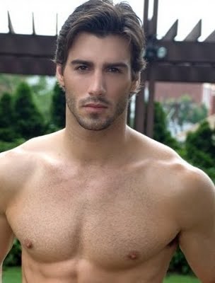 I Like Man: Beautiful hairy handsome man Justin Clynes