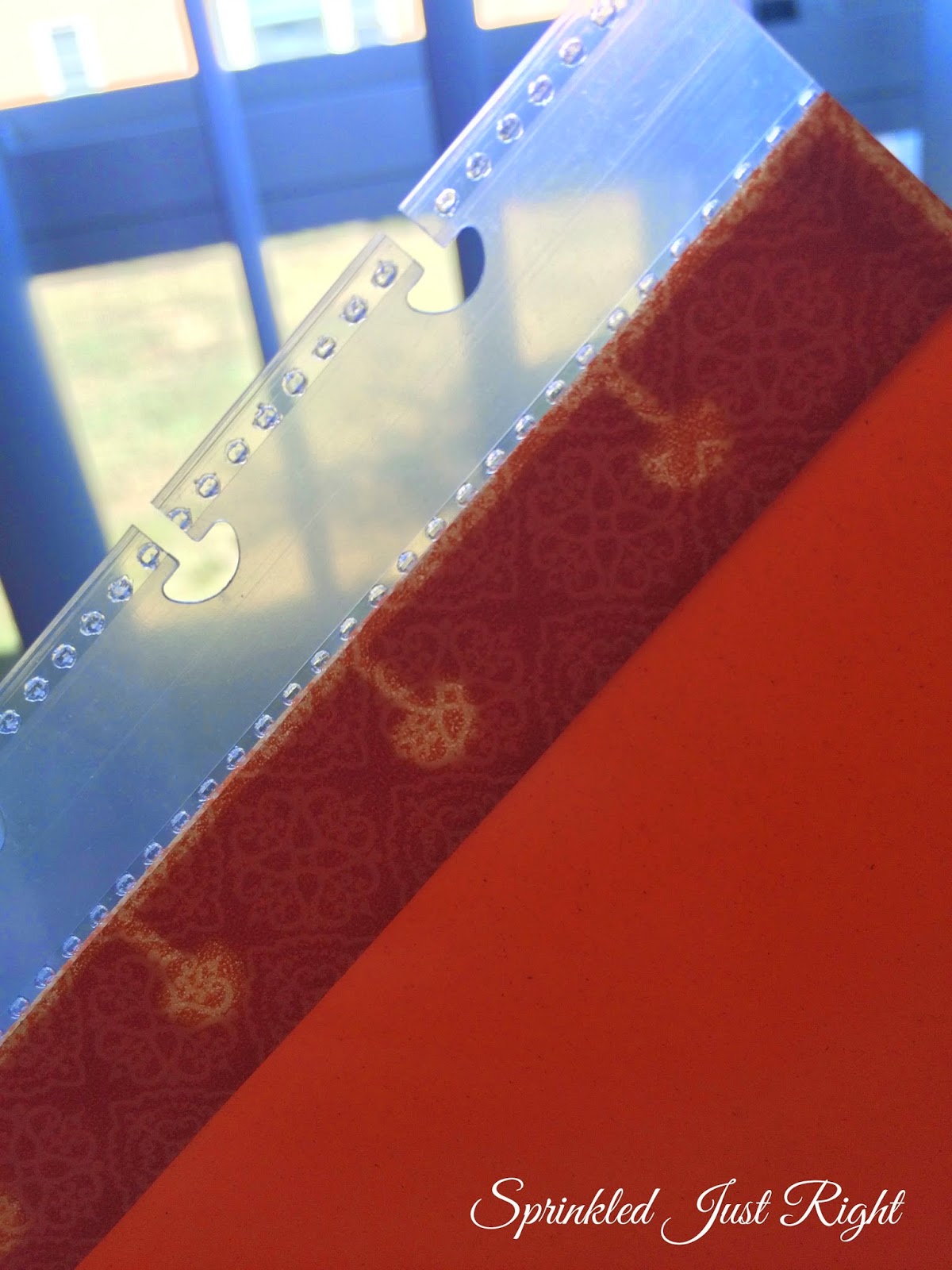 Sprinkled Just Right Notebook Dividers How To Use Them With Plastic