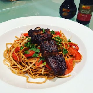 BBQ Belly Pork with Noodles