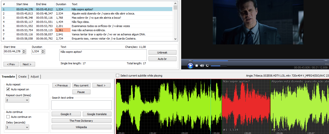 Legendando Como sincronizar uma legenda com o Subtitle Edit