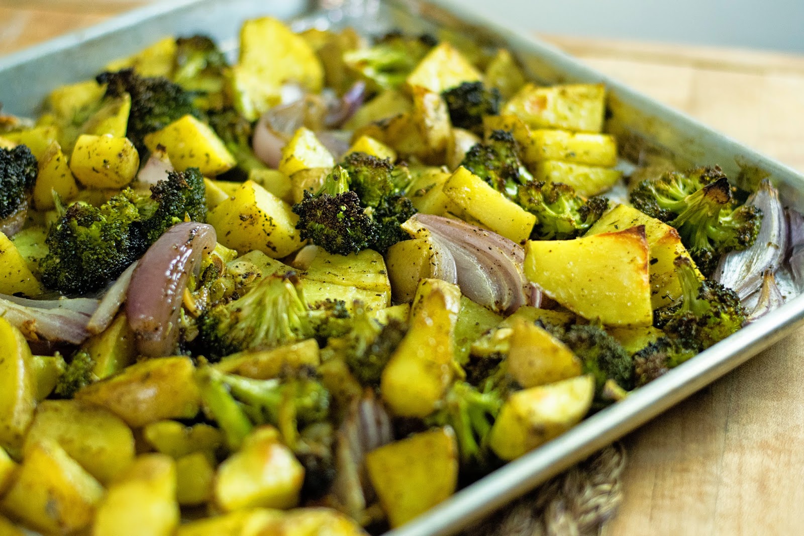 Roasted Broccoli and Potatoes