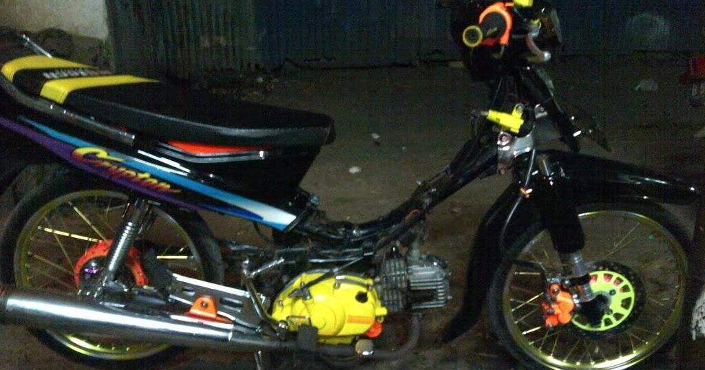 Gambar Modifikasi Yamaha Crypton Standar