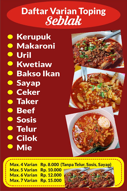 Download Contoh Spanduk Daftar Menu Cdr Karyaku