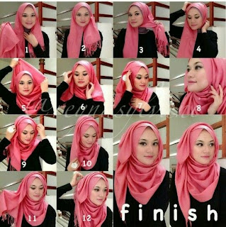 Kreasi Hijab Segi Empat Paris Simple Remaja Kreasi Hijab Segi Empat Paris Simple Remaja