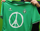 ASサンテティエンヌ 2015-16年ユニフォーム-Peace for Paris