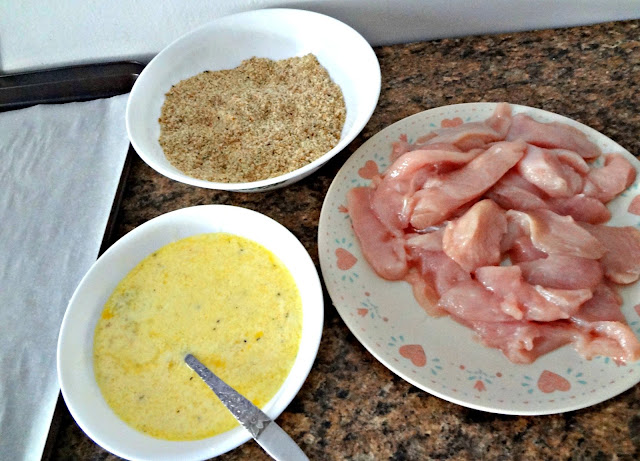 Baked Parmesan Chicken "Fries" Baked Parmesan Chicken "Fries"