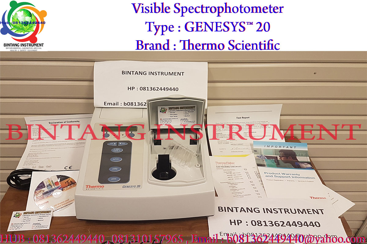 BINTANG INSTRUMENT 081362449440 Jual GENESYS 20 Spectrophotometer