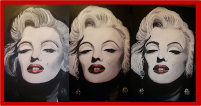 Marilyn Monroe acrylic painting