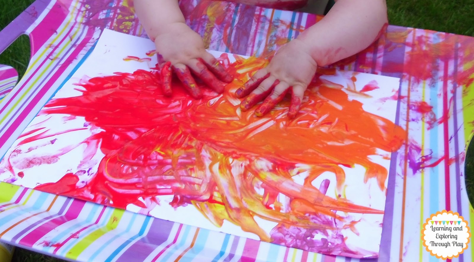 Learning and Exploring Through Play Painting