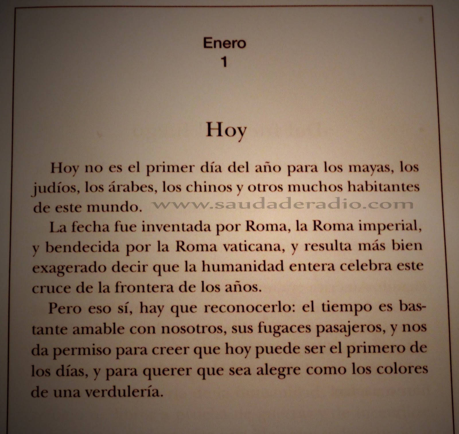 Hoy - Eduardo Galeano