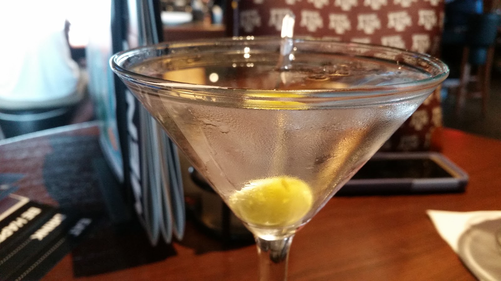 While You Are Dining Bar Louie's for Martinis and Notchos! martinis
