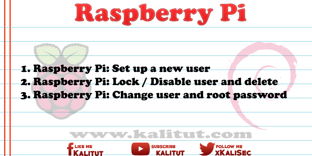 Raspberry Pi user setup Kali Linux Tutorial