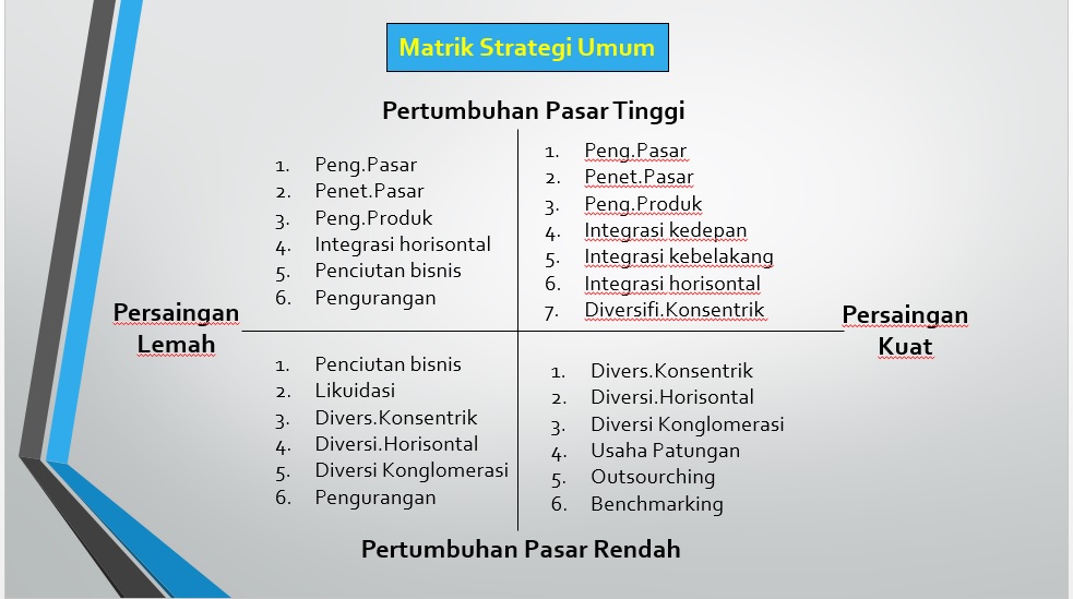 Strategi matrik laba laba matriks laba
