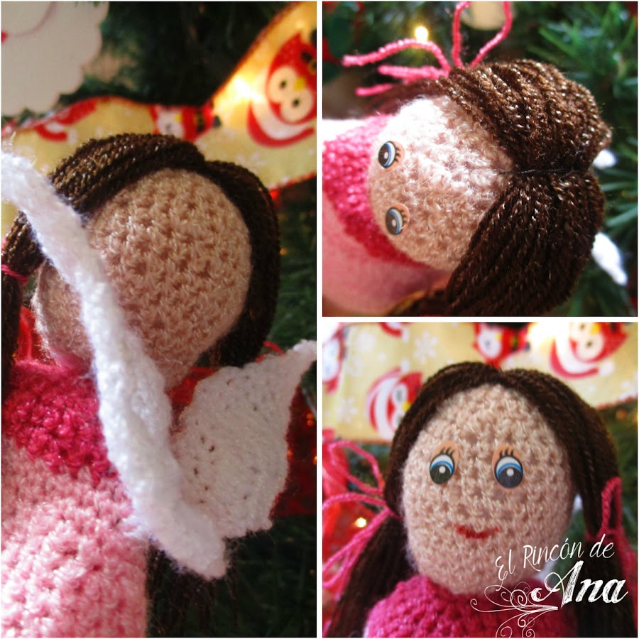 Ángel navideño - Mi primer amigurimi
