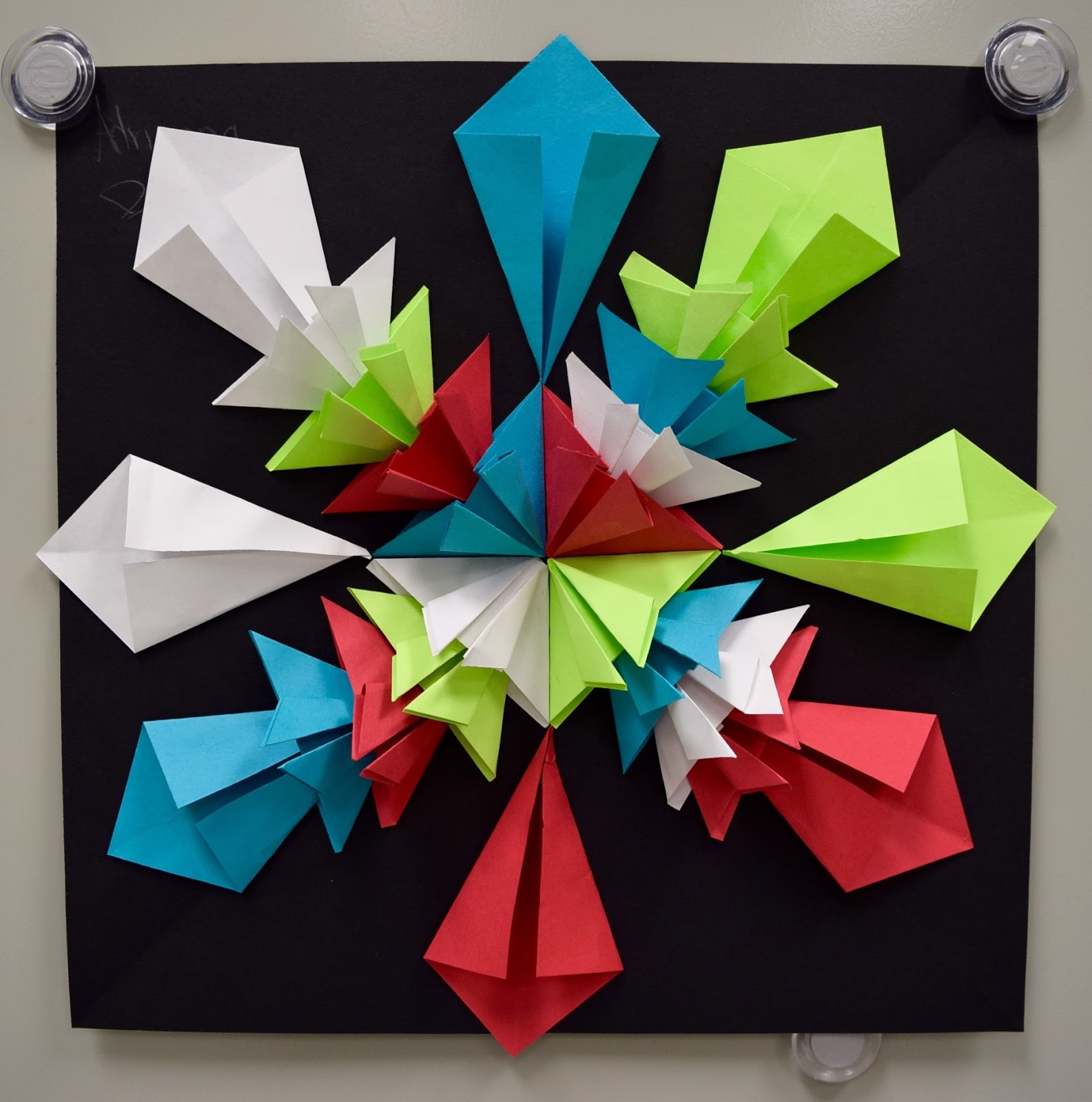 Radial Paper Relief Sculptures (5th) Part 500000 Art with Mrs. Nguyen