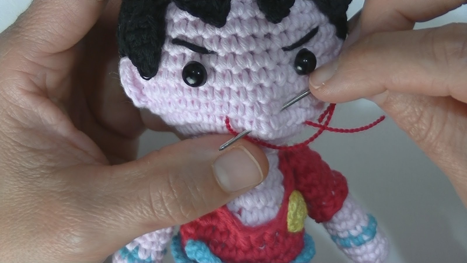 amigurumi goku paso a paso