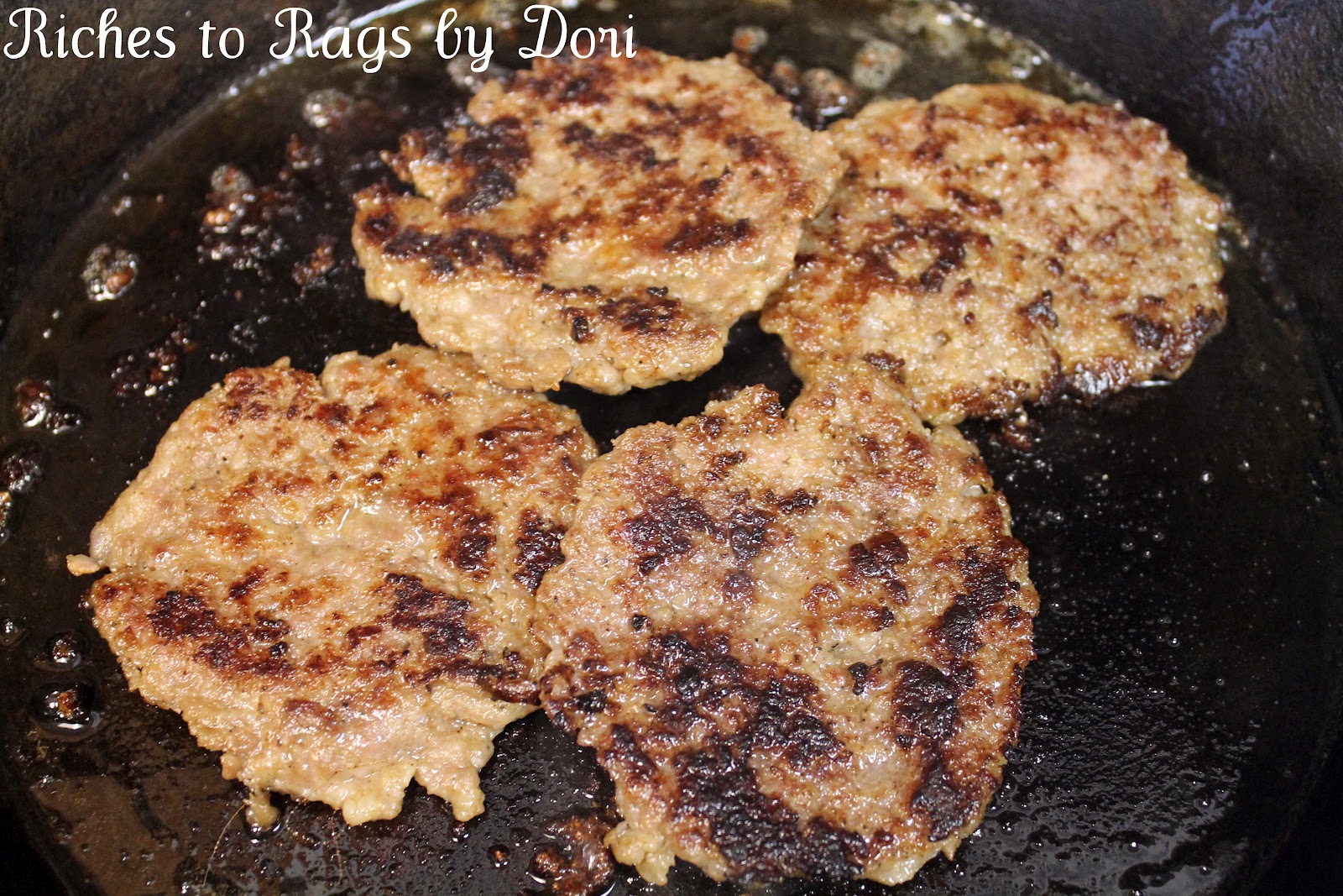 *Riches to Rags* by Dori: Sausage Muffin with Egg