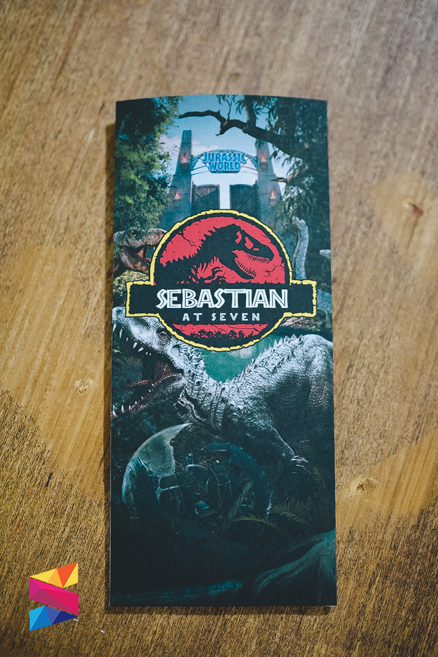 jurassic park themed 7th birthday invitation stunro creativeworks jurassic park invitations